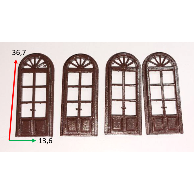 Porta stazione ad arco chiusa