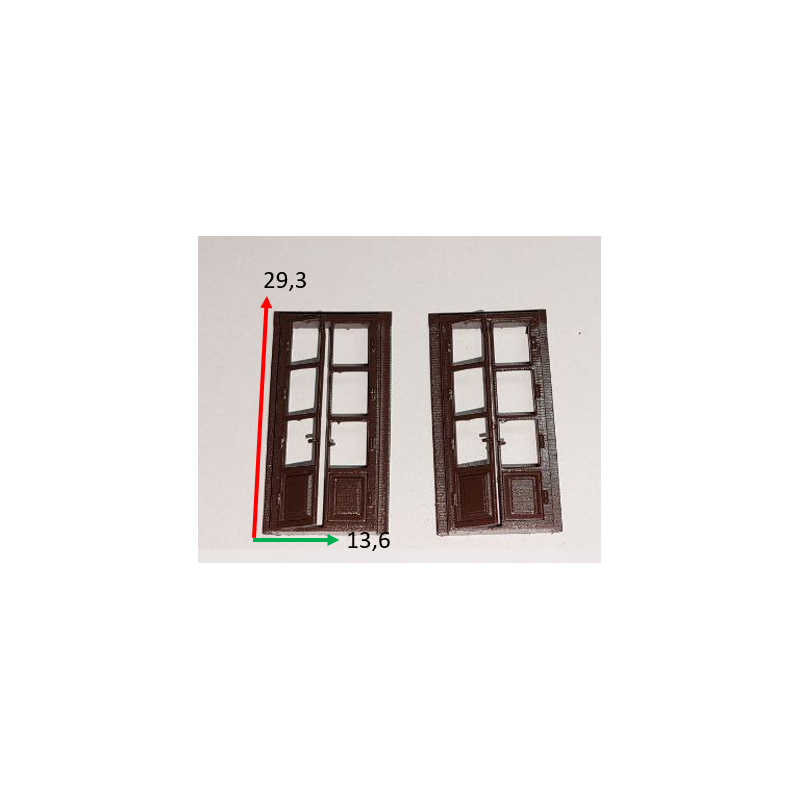 Porta stazione anta aperta