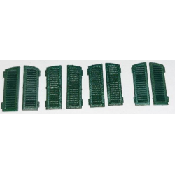 Shutters for low arched window