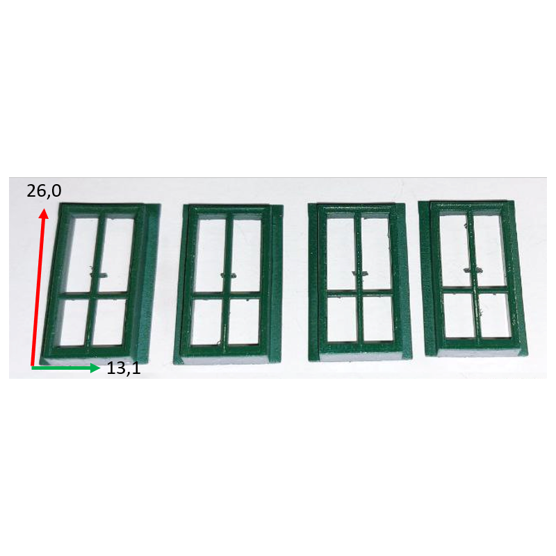 French window, closed