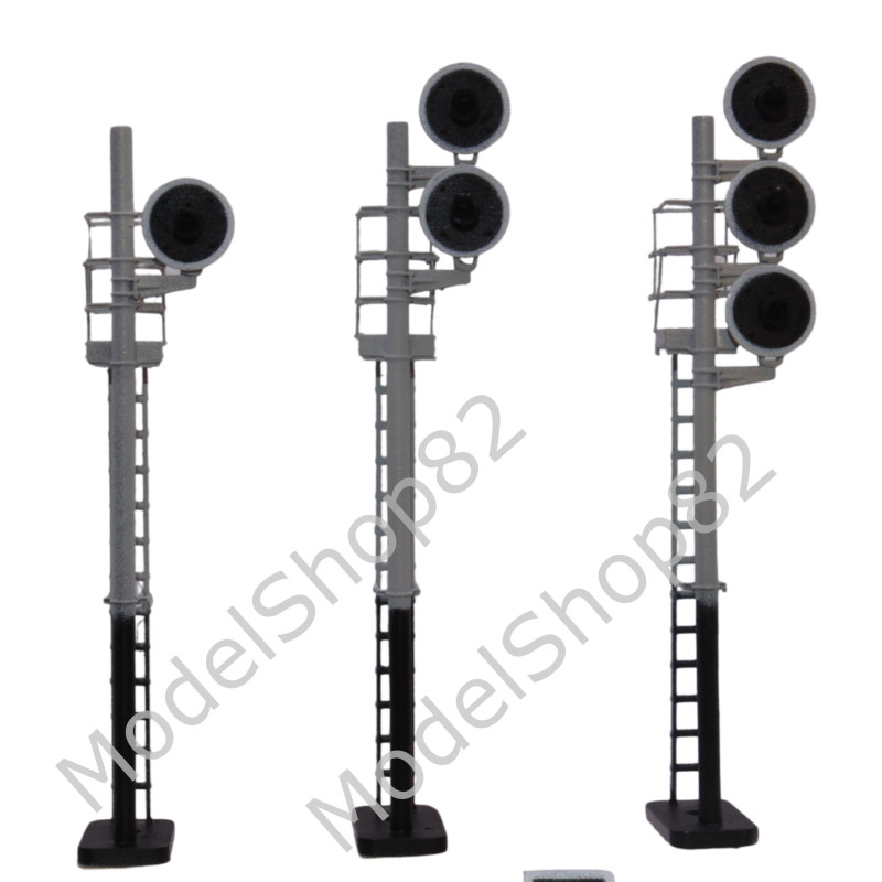 Segnale luminoso FS in scala H0 – vele tonde