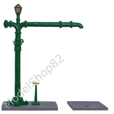 FS water column with motorised swivel arm, green