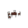 Table + 4 chairs kit